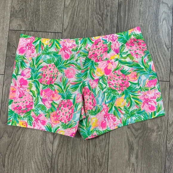 🌴🌸 NWT Lilly Pulitzer Ocean View Shorts - Pear Necessities Print 🌴🌸
