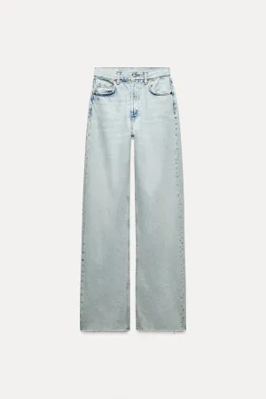 01 ZR Highwaist straightfit jeans ice blue