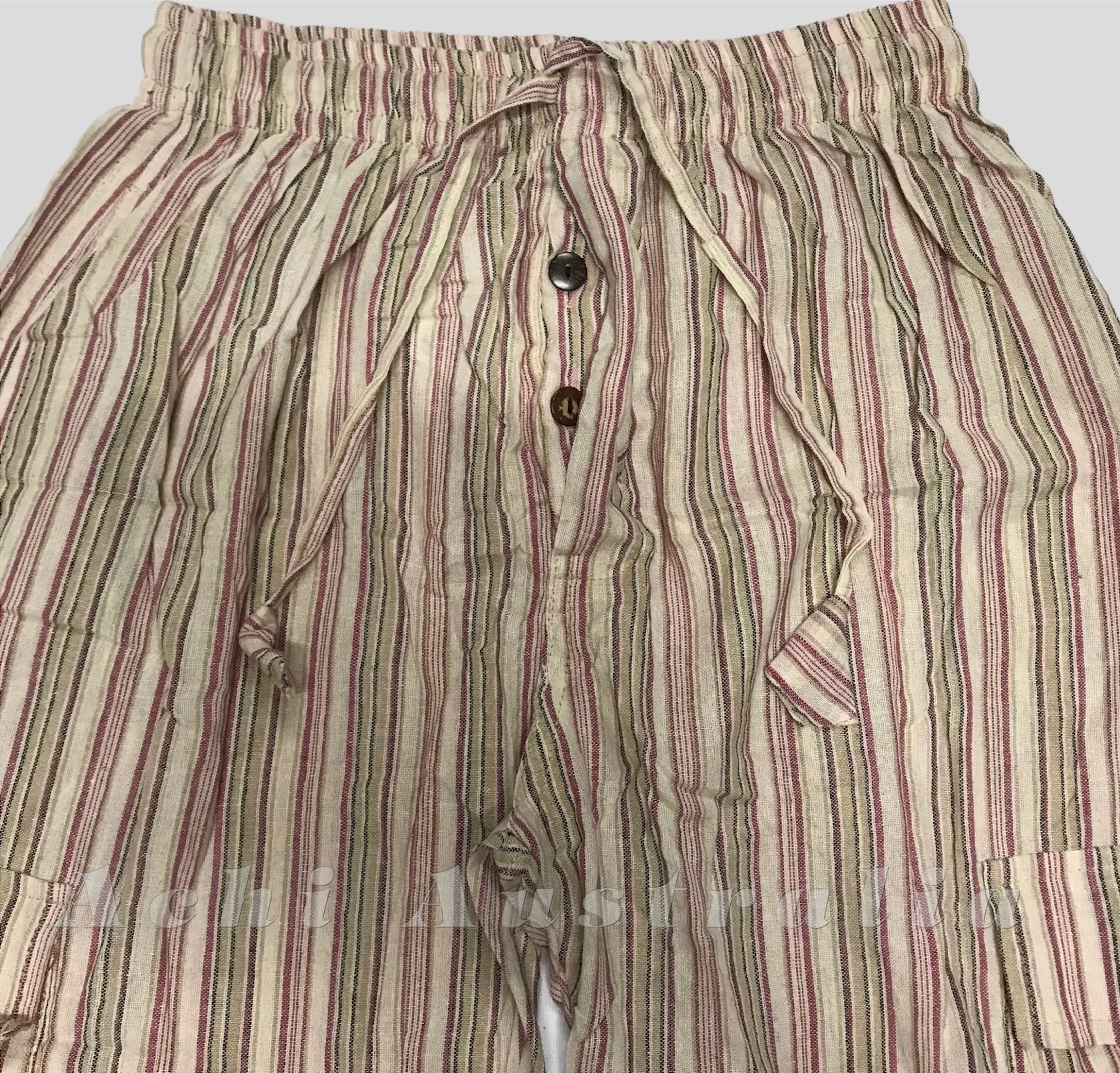 3/4 Cotton Cargo Shorts