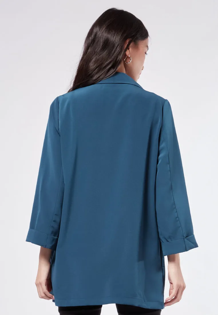 3/4 Sleeve Loose Blazer