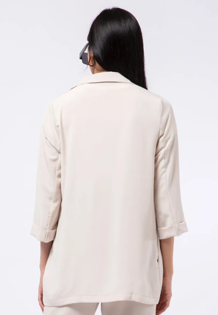3/4 Sleeve Loose Blazer