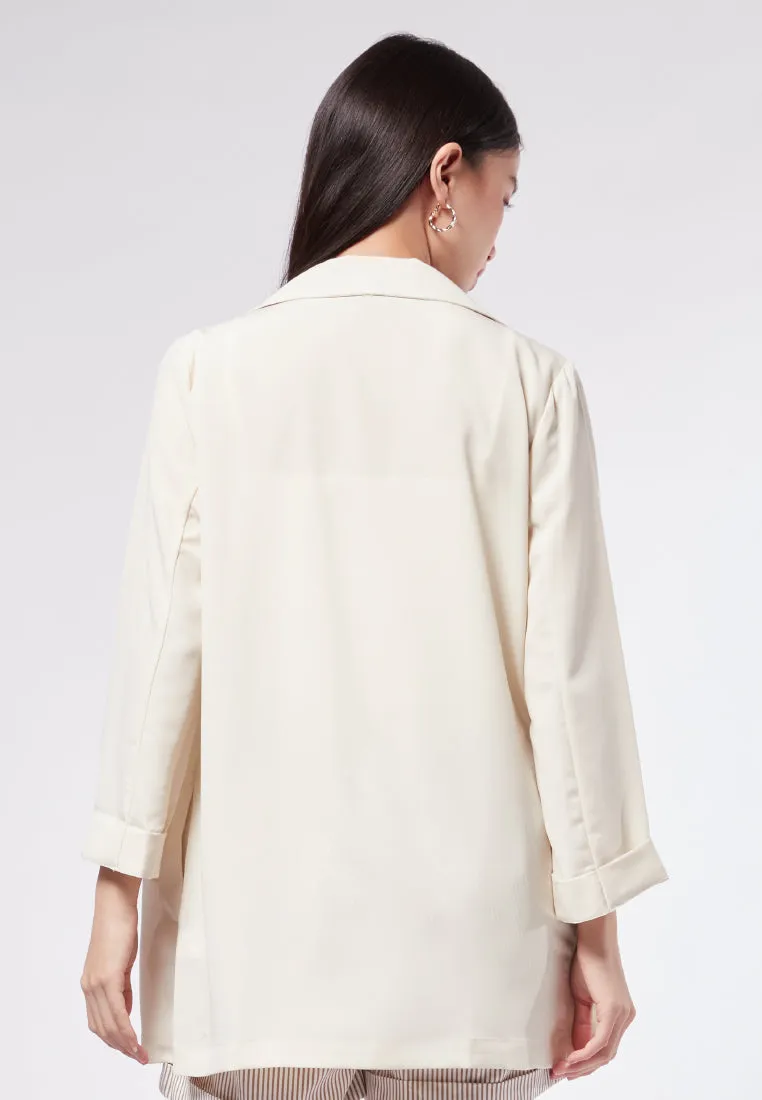 3/4 Sleeve Loose Blazer