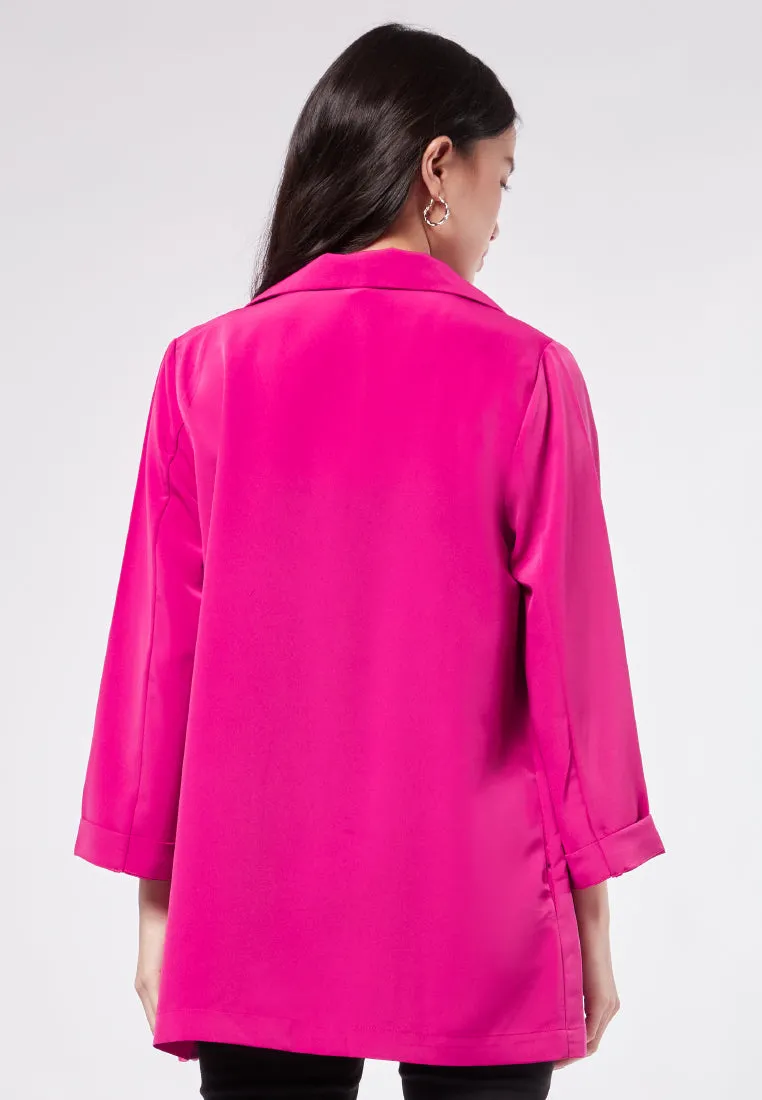 3/4 Sleeve Loose Blazer