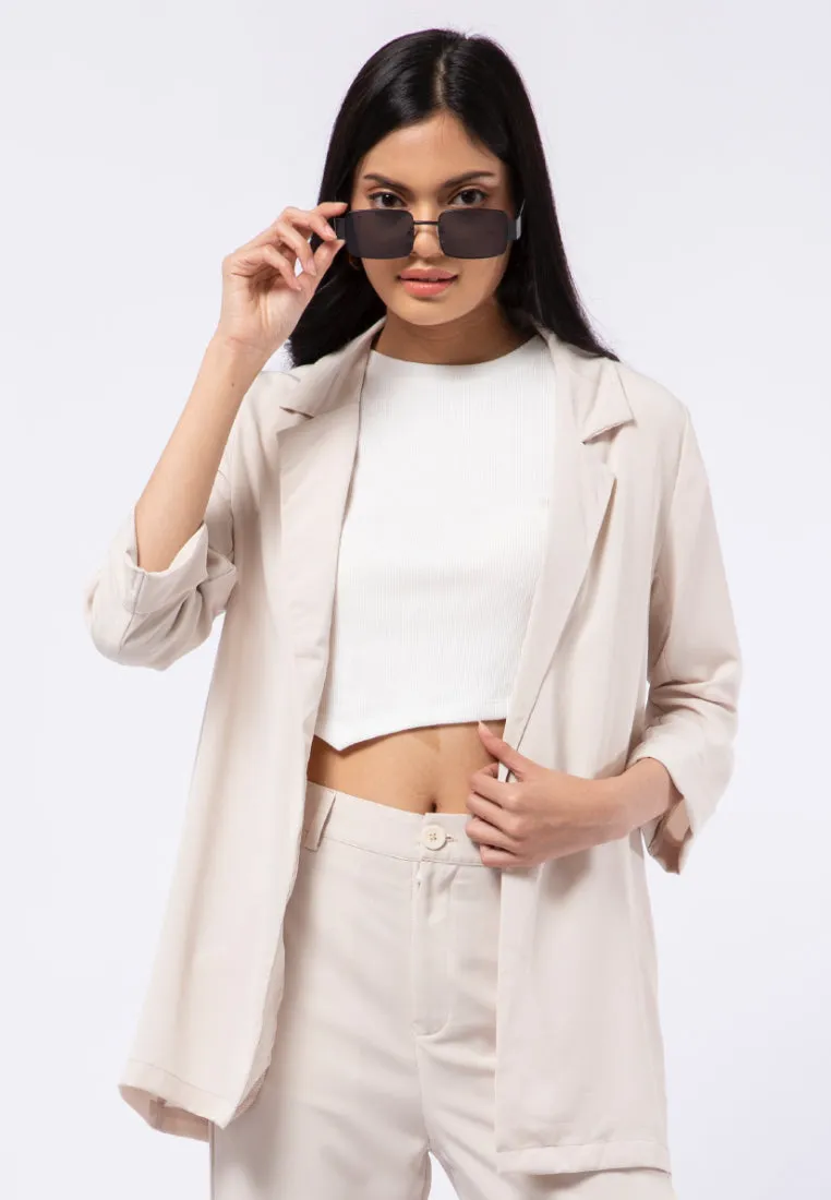 3/4 Sleeve Loose Blazer