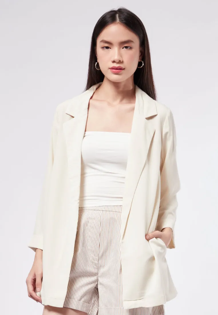 3/4 Sleeve Loose Blazer