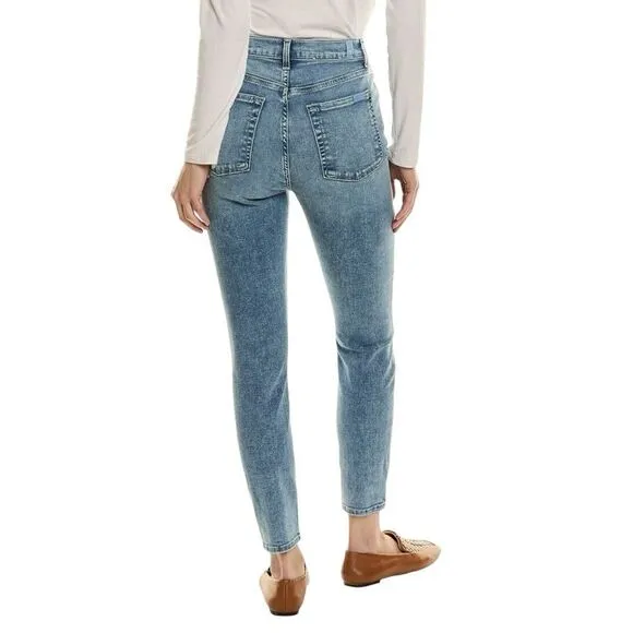 7 For All Mankind Silver Label High-Waisted Ankle Skinny in Santana Size 26