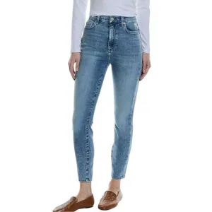7 For All Mankind Silver Label High-Waisted Ankle Skinny in Santana Size 26
