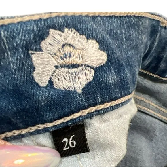 7 For All Mankind Silver Label High-Waisted Ankle Skinny in Santana Size 26