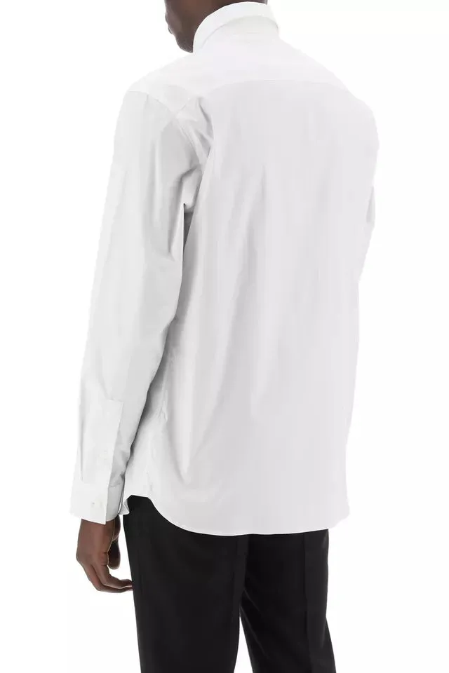 8071465 A1464 WHITE BURBERRY MEN CASUAL SHIRT