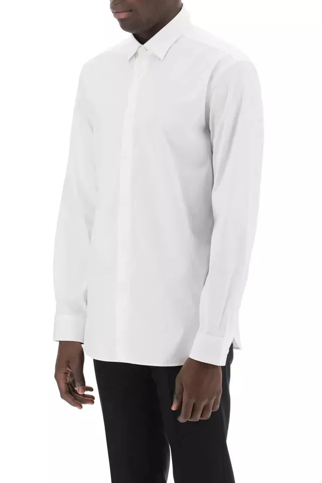 8071465 A1464 WHITE BURBERRY MEN CASUAL SHIRT