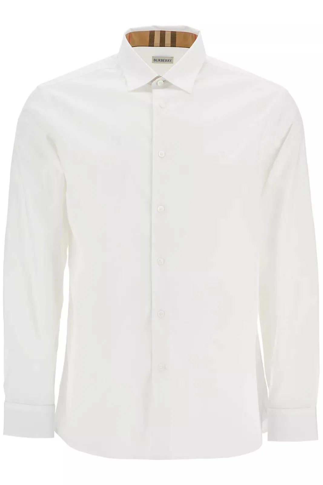 8071465 A1464 WHITE BURBERRY MEN CASUAL SHIRT