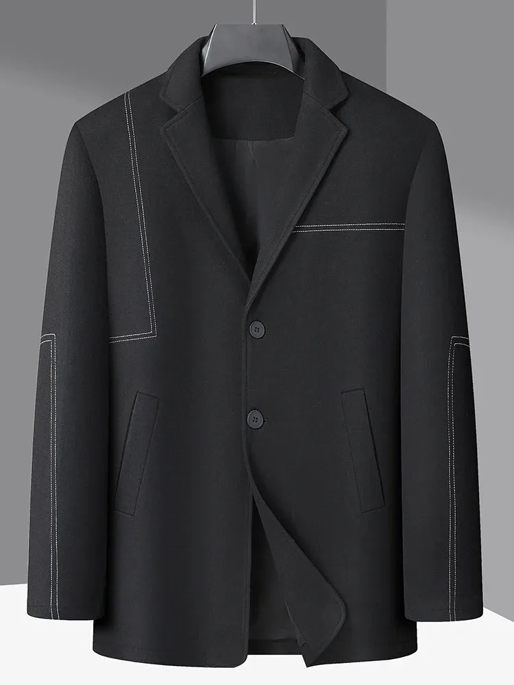 8XL 7XL 6XL 2024 New Design Autumn High End Luxury Brand Blazer Men Classic Black Suits Jackets Oversized Loose Mens Blazers