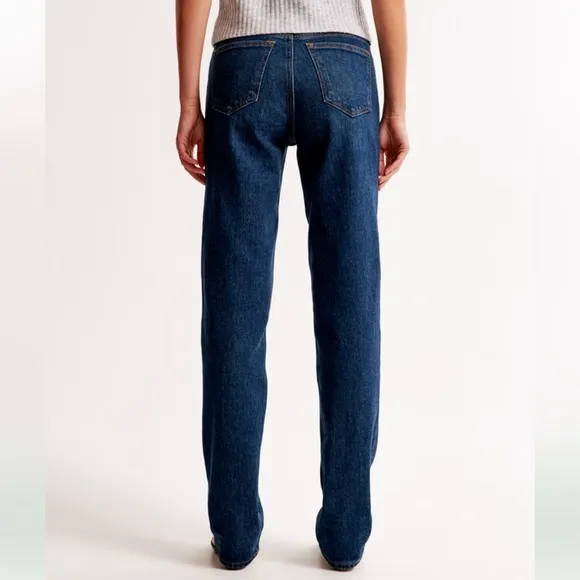 Abercrombie Mid Rise 90s Straight Jean