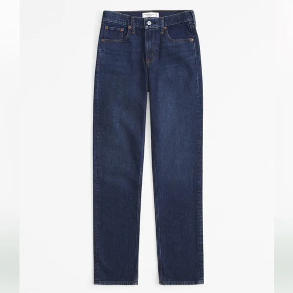 Abercrombie Mid Rise 90s Straight Jean