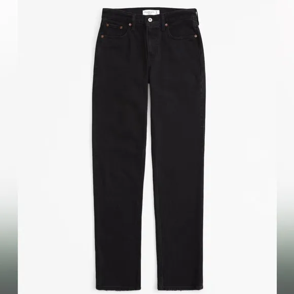 Abercrombie Mid Rise 90s Straight Jean