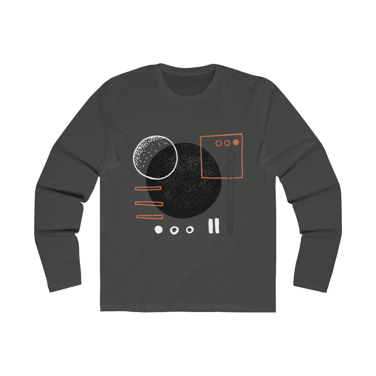 ABSTRACT 1 <br>men's long sleeve <br>crew tee