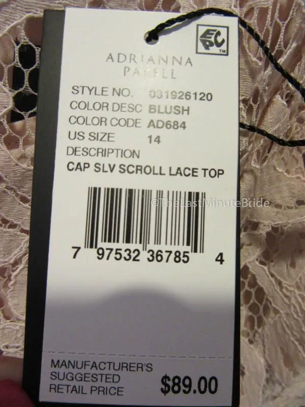 Adrianna Papell 031926100/120 size 14
