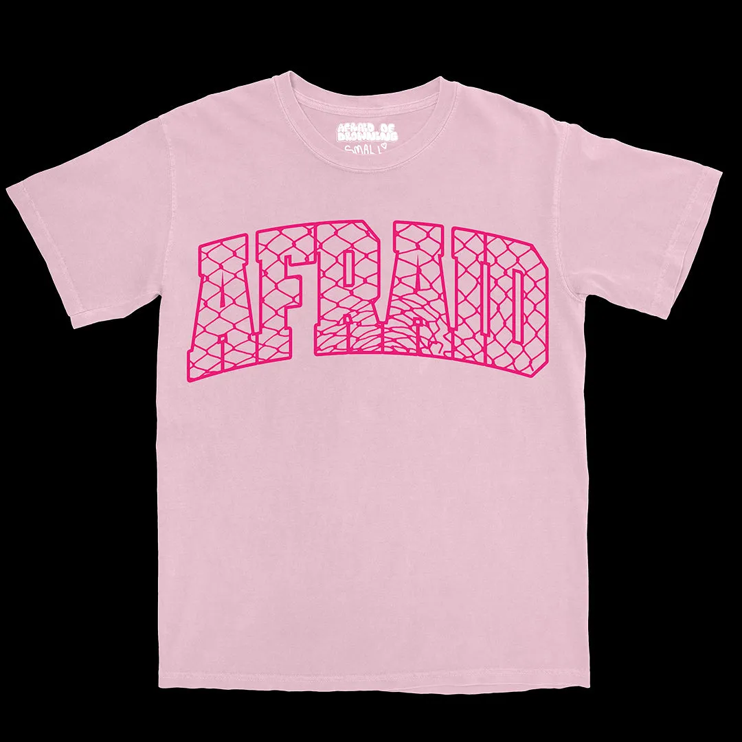 AFRAID FENCE PINK SHIRT