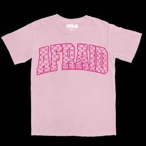 AFRAID FENCE PINK SHIRT