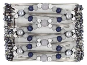 African Butterfly - 7 Tong Wire Hair Clip 335