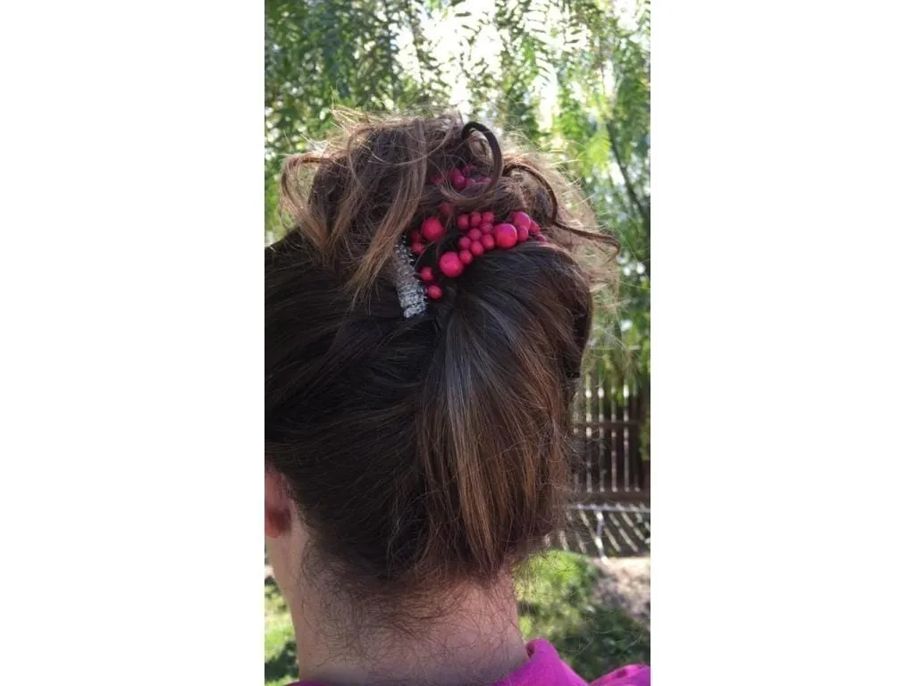 African Butterfly Wire Hair Clip - 7 Tong 519