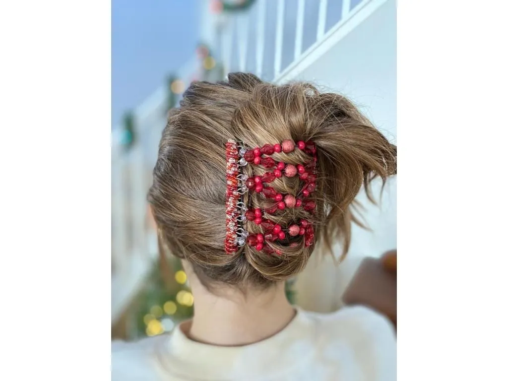 African Butterfly Wire Hair Clip - 9 Tong 706