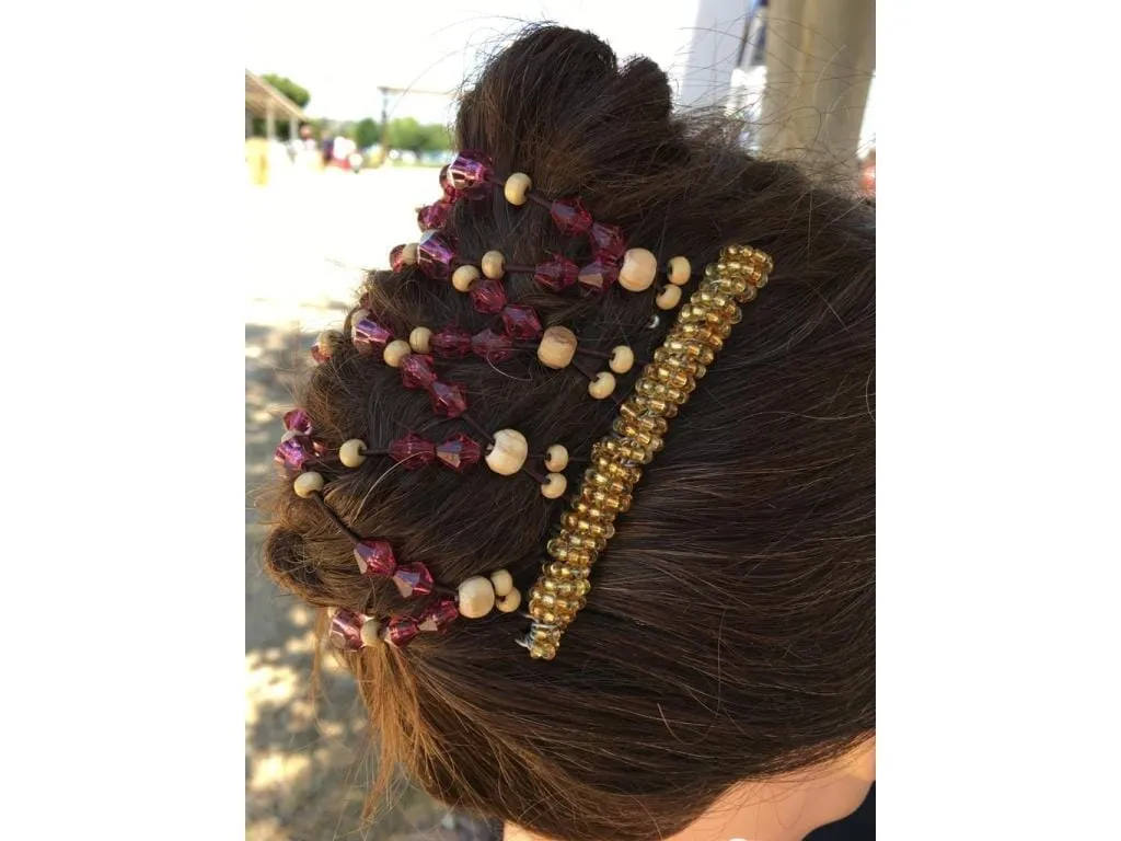 African Butterfly Wire Hair Clip - 9 Tong 719