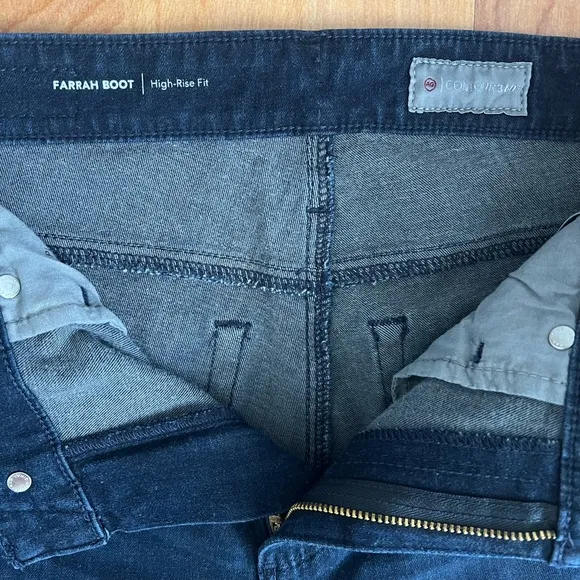 Ag Adriano Goldschmied Blue Flare Wide Leg Jeans