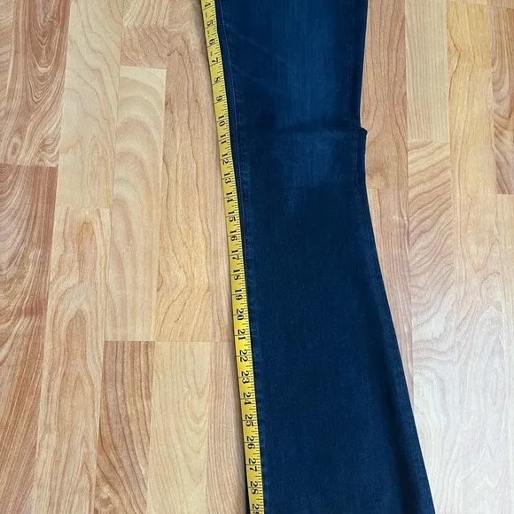 Ag Adriano Goldschmied Blue Flare Wide Leg Jeans