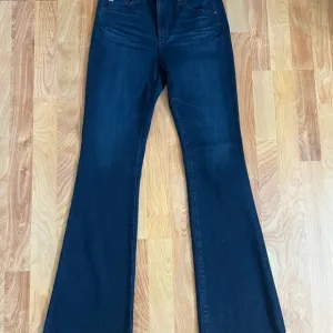 Ag Adriano Goldschmied Blue Flare Wide Leg Jeans