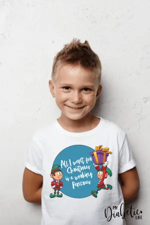 All I want for Christmas is a working pancreas  - Kids Unisex T-Shirt