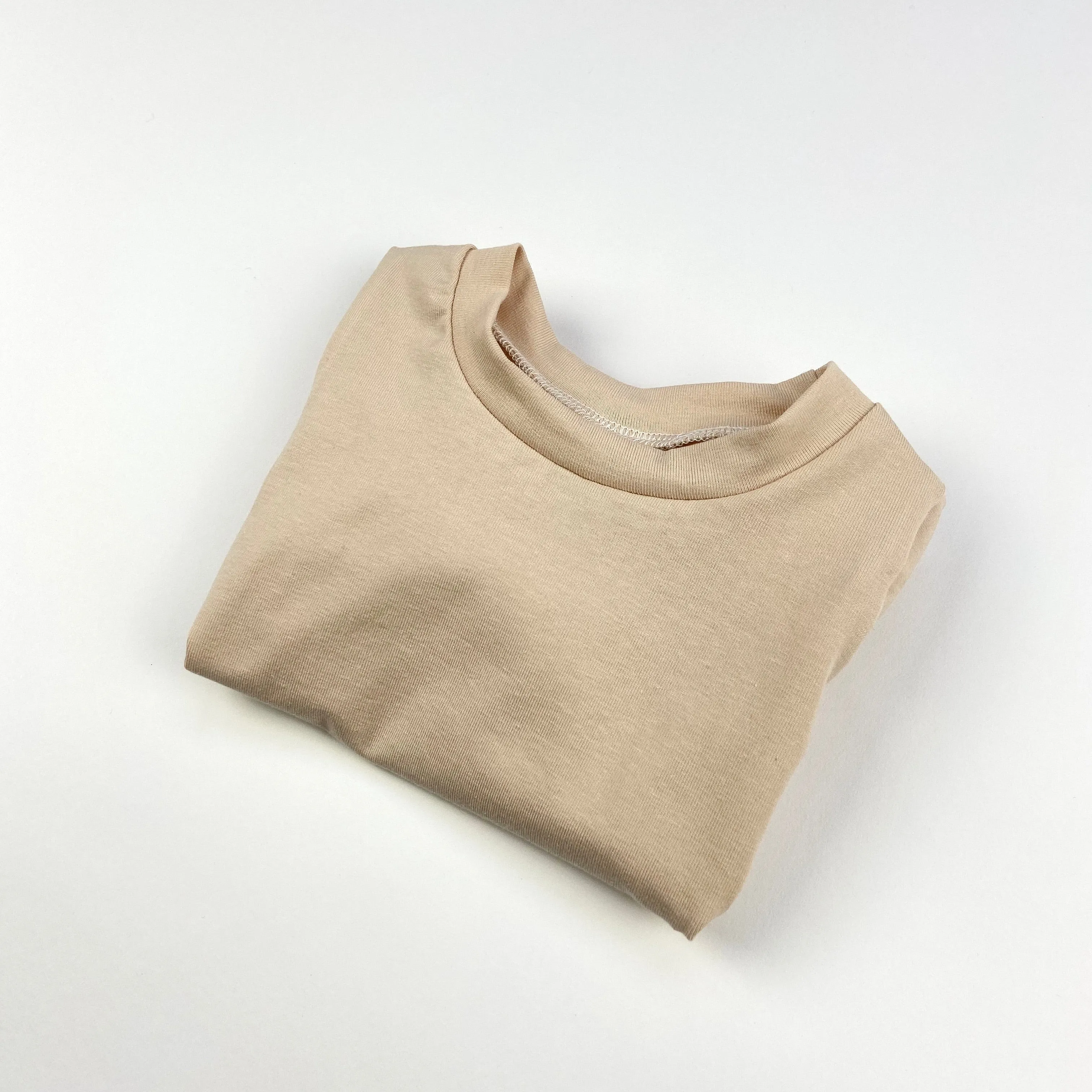 ALMOND T-SHIRT - LONG OR SHORT SLEEVE