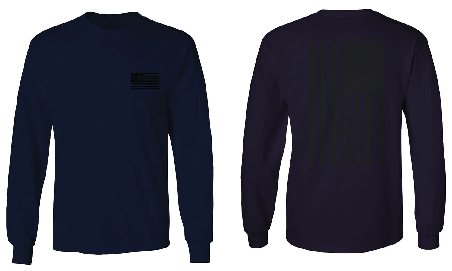American Flag United States of America Military Army Marine us Navy mens Long sleeve t shirt