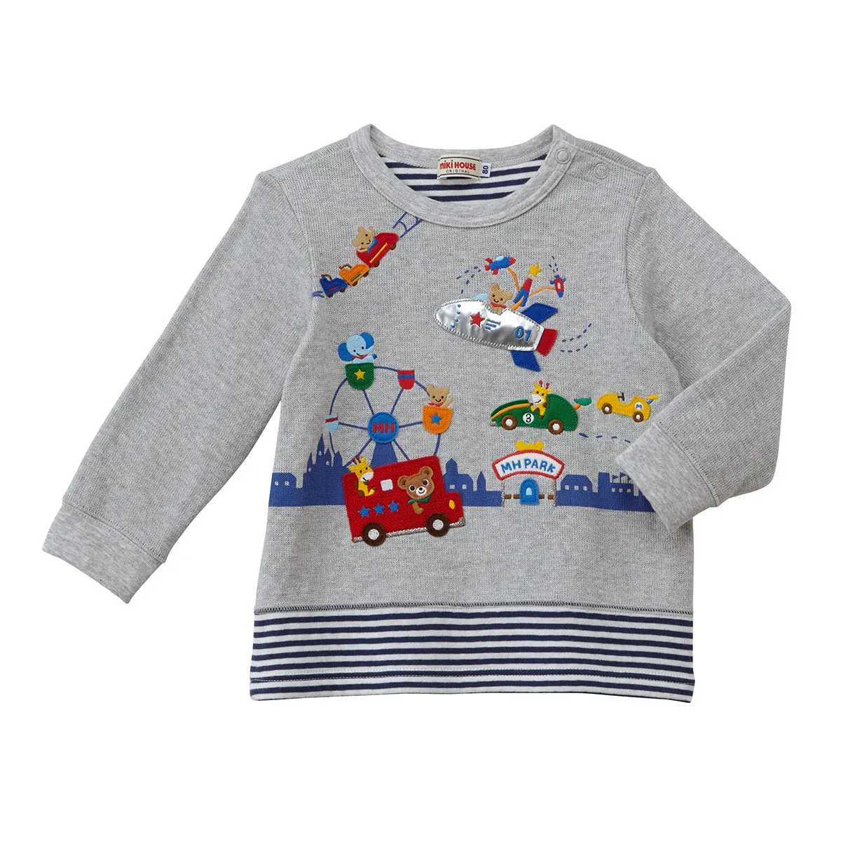 Amusement Park Double-Layered Sweatshirt
