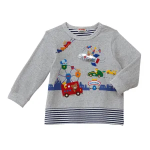 Amusement Park Double-Layered Sweatshirt