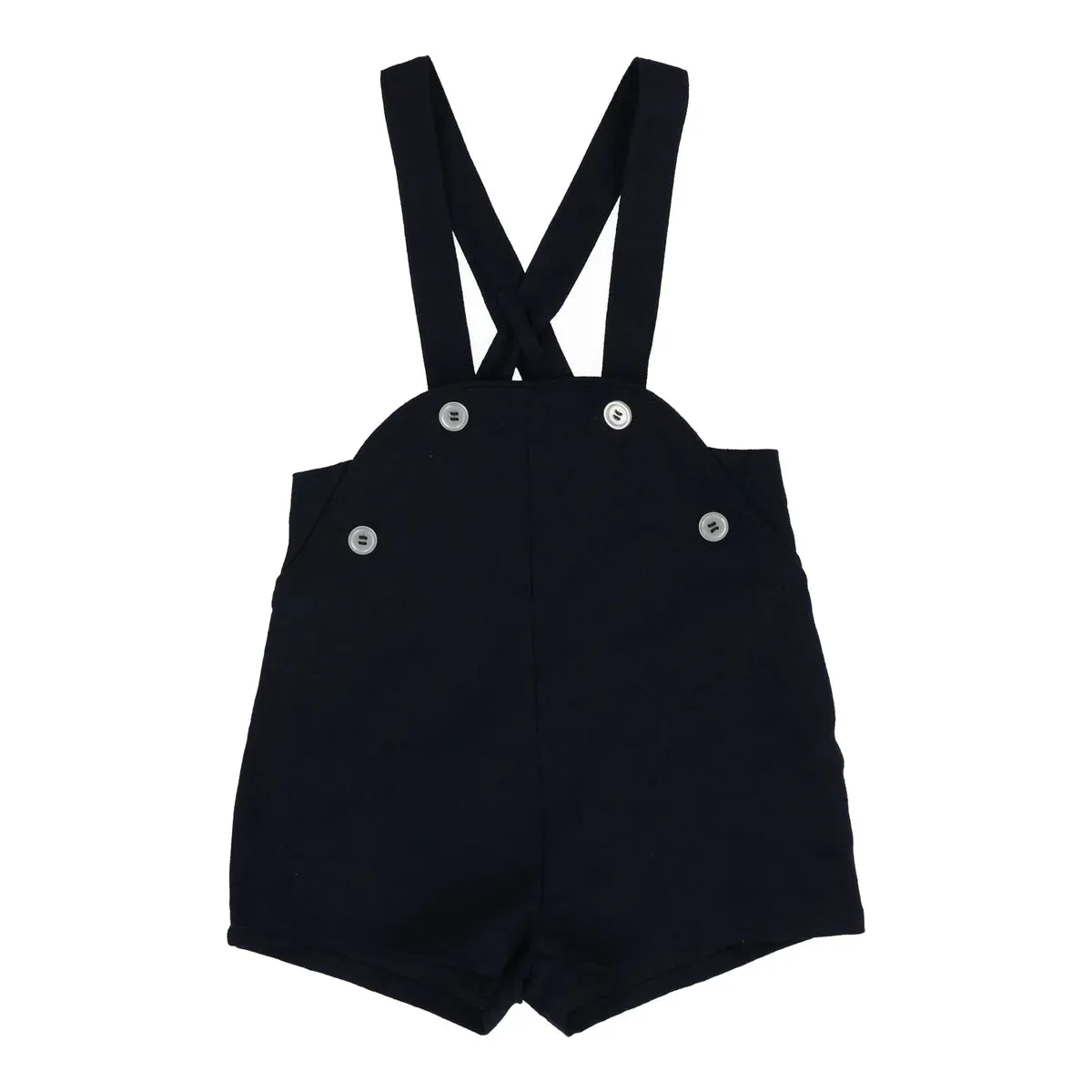 Analogie Suspender Shorts - Navy