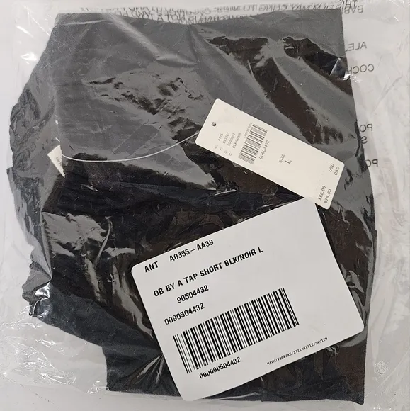 Anthropologie Linen Blend Micro Tap Shorts in Black NWT
