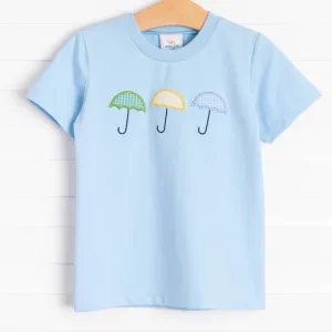 April Showers Applique Shirt, Blue