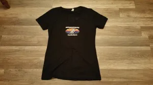 Arizona (AZ) Flattrack Racing Ladies cut v-neck tee
