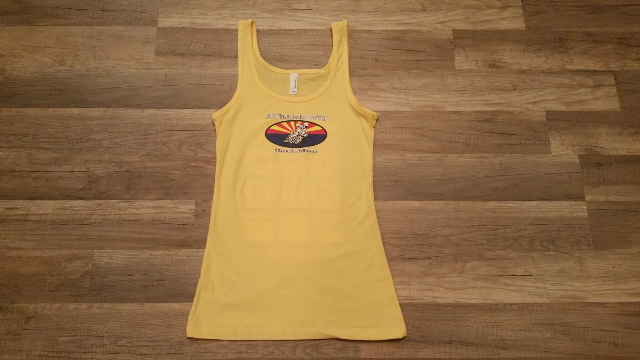 Arizona (AZ) Flattrack Racing Ladies cut v-neck tee