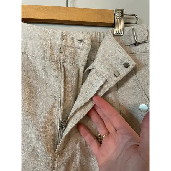 Athleta Voyage Linen Shorts NWOT Women’s 4
