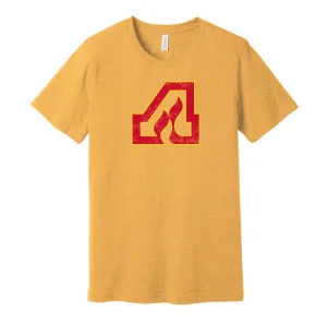 Atlanta Flames Distressed Logo - Defunct Georgia Sports Team Shirt - Celebrate Atlanta Hockey Heritage and History - Hyper Than Hype Shirts