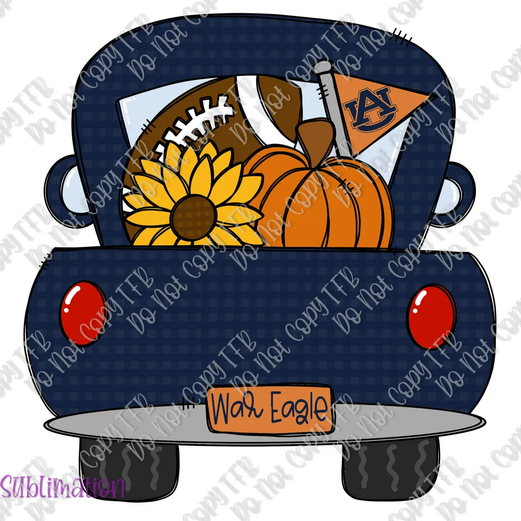 Auburn Truck Sublimation