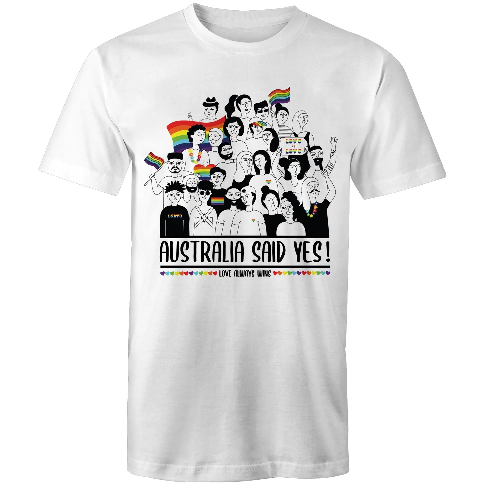 Australia Said Yes Commemorative T-Shirt Unisex (LG038)