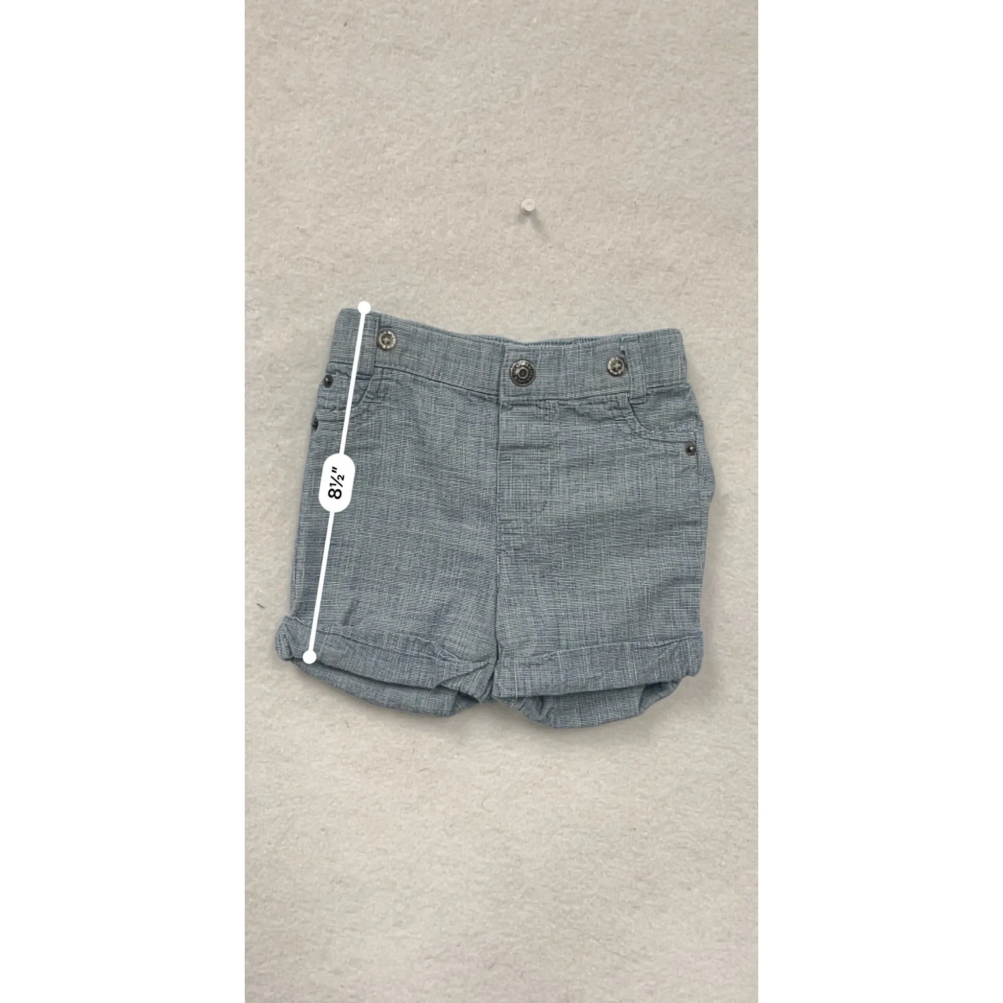 Baby Cat & Jack Chambray Shorts 3-6M #6675