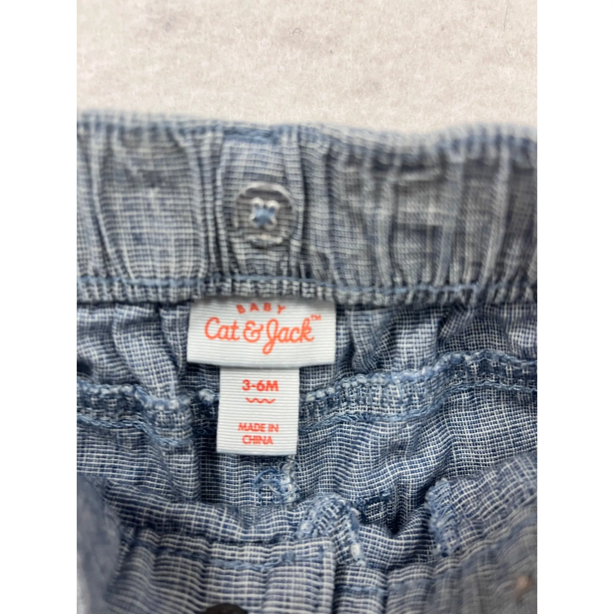 Baby Cat & Jack Chambray Shorts 3-6M #6675