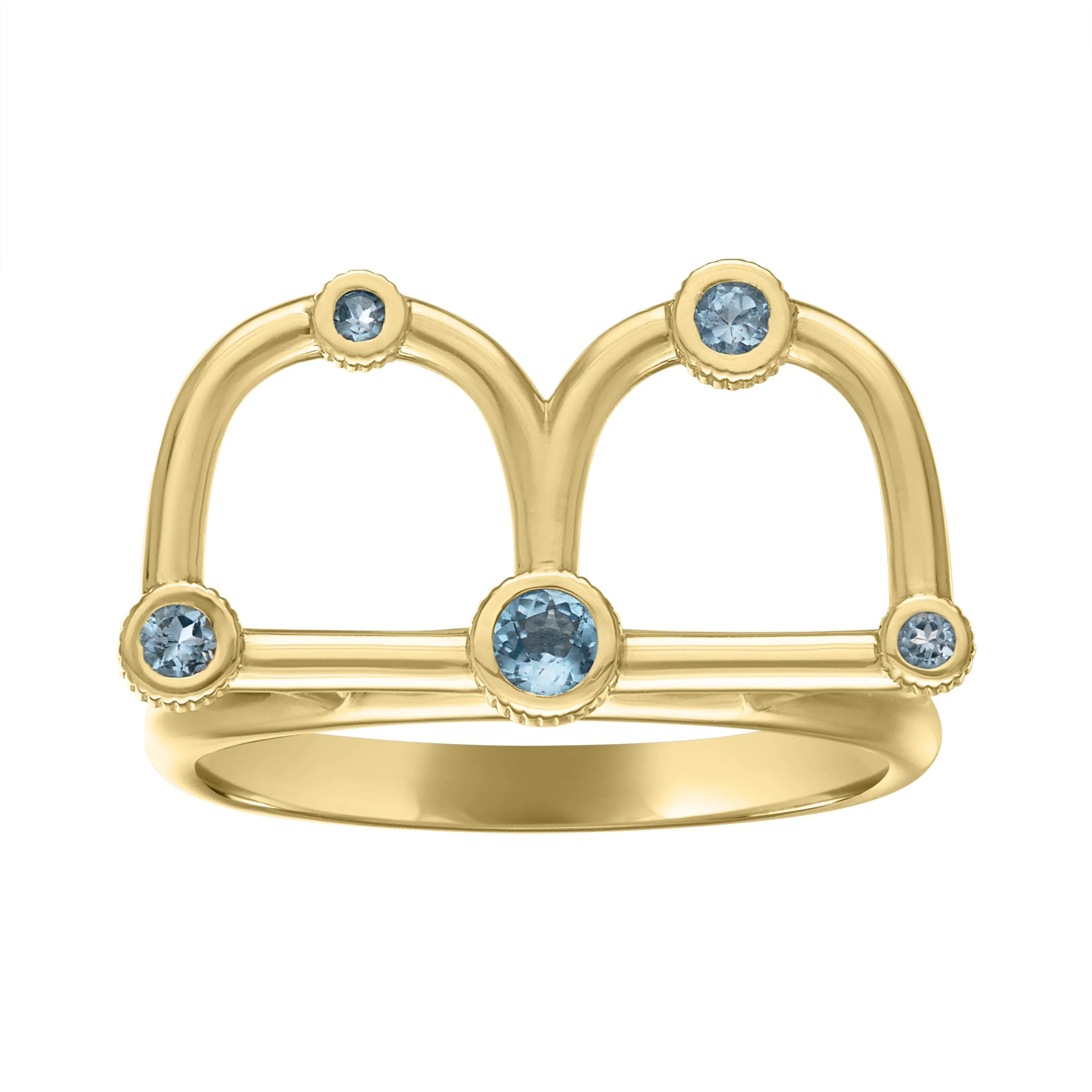 Bailey Oversized Initial Ring