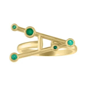 Bailey Oversized Initial Ring