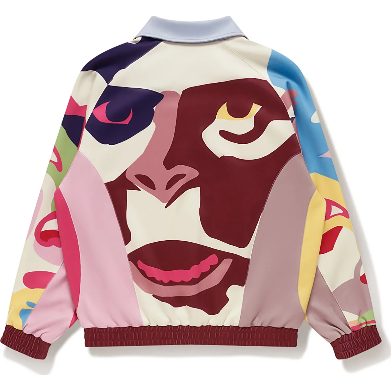 BAPE X KIDSUPER PATCHWORK TRACK JACKET MENS