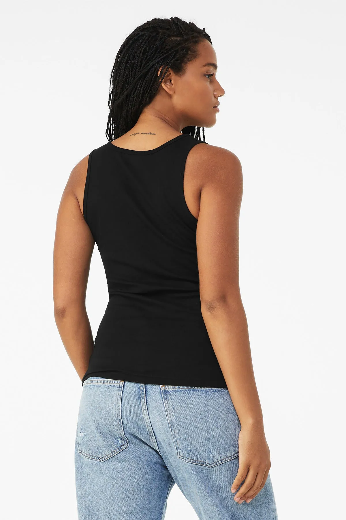 BELLA CANVAS Women's Baby Rib Tank BC1080 Black